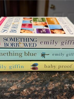 Emily Giffin books- set of 3, read once but one is possibly new